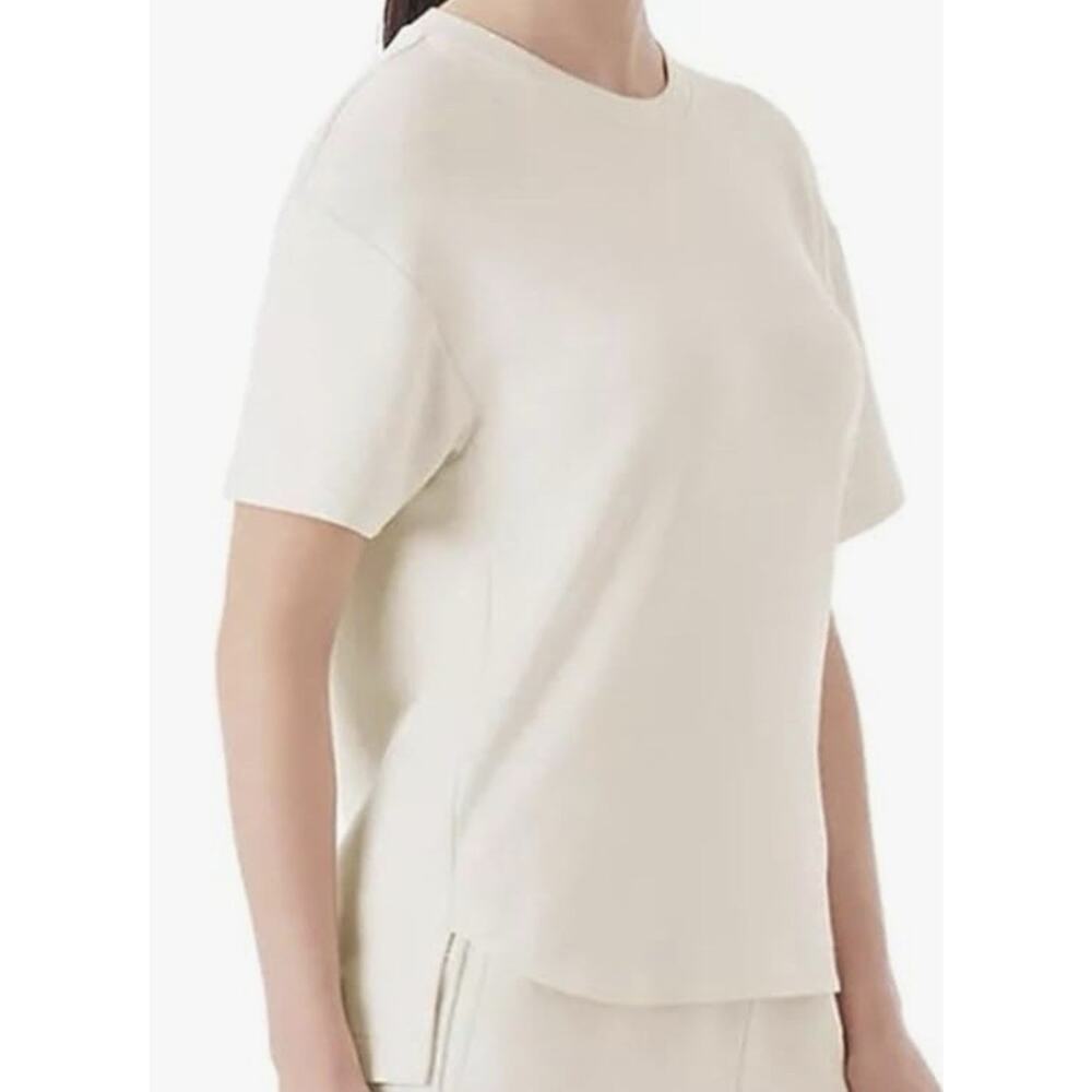 Member's Mark Women's Sand Wash (Short Sleeve) Tee Cream Size XL - Picture 2 of 16